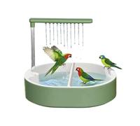 Parrot Bath Tub Automatic Water Circulation USB Powered Rain Shower Bird Bath Box Cage Internal Cleaning Bathing Station For Budgies Cockatiels PP Material 5V 250L/H Pump 31.8x25x8.5cm Type A/B