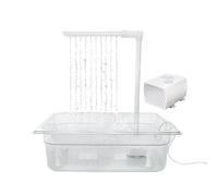 Parrot Bathtub automática, bañera automática de aves | Baño de periquito interior - Bañera de ducha de cacatina eléctrica para periquito gris africano, bañera de bóveda con presión de agua ajustable