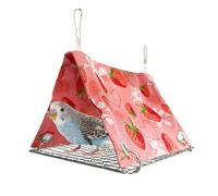 Parrot Bed Triangular - Breathable Bird Enrichment, Comfortable Conure Sleeping Hammock, Durable Small Bird Nest | Resting Place for Lovebird Canary Finch Cockatoo African Cockatiel Conure Pigeon