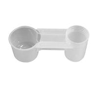 Parrot Bird Feeder, Splash-Proof Bird, 3,94 x 1,57 in transparente Scientific, Portable Safe Design, Water Device Set for Palomas, Chickadees, Outdoor, Interior Use