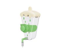 Parrot Bird Water Dispenser Automatic Feeding Needle Water Bottle Bird Hanging Feeding Device Splash Proof Water Dispenser Water Dispenser (Green)