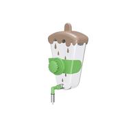 Parrot Bird Water Dispenser Automatic Feeding Needle Water Bottle Bird Hanging Feeding Device Splash Proof Water Dispenser Water Dispenser (Grey)