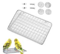 Parrot Cage Stand, Stainless Steel Parrot Perch Shelf, Secure Climbing Ladder Toy, Secure Climbing Ladder Toy, Parrot Perch Shelf Sturdy for Hamster Conure Chinchillas