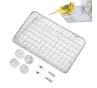 Parrot Cage Stand, Stainless Steel Parrot Perch Shelf, Secure Climbing Ladder Toy, Secure Climbing Ladder Toy, Parrot Perch Shelf Sturdy for Hamster Conure Chinchillas