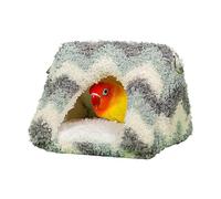 Parrot Cave, Cotton Bird Hideaway, Winter Bird Tent, Snuggle Nest for Birds, Parakeet Cabin, Cockatiel Cave, Thickened Bird Shelter, Warm Bird Tent, Bird Hideaway For Winter Soft Bird Snuggle Ne