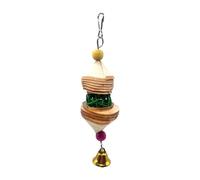 Parrot Chewing Toys, Hangable Bite Supplies Birds, Safety Play Toys Parakeets, Cockatiels, Conures, Lovebirds, and Finches, Engaging Cage Accessories for Beak Exercise