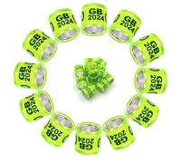 Parrot Chicks Rings - Palomas Rings | Poultry Identification Bands, Identification Rings, Chicken Leg Bands, 50 piezas Birds Foot Rings, Foot Rings for Racing Parrot Chicks Duck