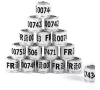 Parrot Chicks Rings - Palomas Rings | Poultry Identification Bands, Identification Rings, Chicken Leg Bands, 50 piezas Birds Foot Rings, Foot Rings for Racing Parrot Chicks Duck