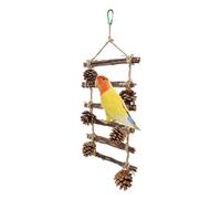 Parrot Climbing Ladder - 20.07x7.87inch Bird Ladder Wood | Perch Step Play Ornaments | Climbing Perch Toy for Parakeets Lovebirds Conures Cockatiels Home Indoor Outdoor Yard Porch