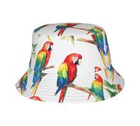 Parrot Collection - Sombrero de pescador plegable para exteriores, color negro