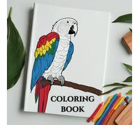 Parrot Coloring Book for Adults: Beautiful Bird Designs for Stress Relief and Relaxation: Intricate Parrot Illustrations to Color for Stress Relief and Mindfulness