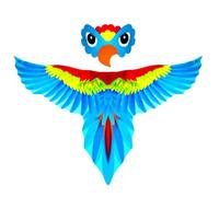 Parrot Costume For Kids - Halloween Double-Sided Clothes With Headbands | Colorful Double-sided Parrot Costume Kit Includes Vibrant Bird Wings And Matching Headbands For Playful Dress-up.