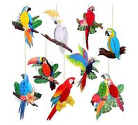 Parrot Decor | 2D Paper Tropical Decorative Rainforest Party Decor