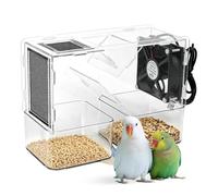 Parrot Feed Grain Blowing Separator Machine 2-Drawer Strong Wind Equipment | Bird Feeding Grain Separator for Enthusiasts Elderly Owners Home Routine Indoor Apartment
