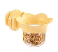 Parrot Feeder - Cuenco para platos con pinza | Bird Cage Bowl para la tienda de mascotas domésticas pequeñas Pets Canary Finch Conure Cockatiel Feeding Accessory