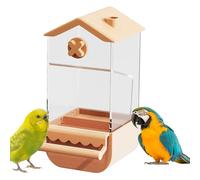 Parrot Food Dispensador - Alimentador automático de jaula de pájaros | Paraket Food Dispensador de Splash-proof | Contenedor de alimentación Cockatiel para Macaw Lowbirds