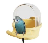 Parrot Food Dispenser, Budgie Cage Feeder, Cockatiel Food Container, Parakeet Food Feeder, Pigeon Food Feeder, Bird Feeding Container, Food Dispenser for Birds, Anti-Splash Parakeet Feeder