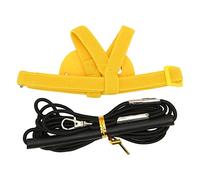 Parrot Harness & Leash | Elastic Flight Training Rope for Secure Outdoor Flying/Walking/Training | Comfortable Bird Chest Strap with Robust Handle (Yellow)