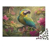 Parrot in A Tropical Forest,Rompecabezas para Adultos 1000pcs (75x50cm),Juegos De Desafío De