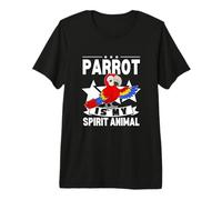 Parrot Is My Spirit Animal Kawaii Cartoon Funny Loros Camiseta Premium