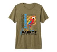 Parrot Is My Spirit Animal Kawaii Cartoon Funny Loros Camiseta Premium