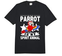 Parrot Is My Spirit Animal Kawaii Cartoon Funny Loros Comfort Colors Adult Heavyweight T-Shirt