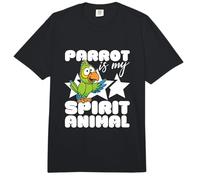 Parrot Is My Spirit Animal Kawaii Cartoon Funny Loros Comfort Colors Adult Heavyweight T-Shirt