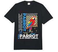 Parrot Is My Spirit Animal Kawaii Cartoon Funny Loros Comfort Colors Adult Heavyweight T-Shirt