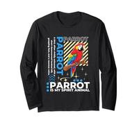 Parrot Is My Spirit Animal Kawaii Cartoon Funny Loros Manga Larga
