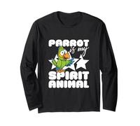 Parrot Is My Spirit Animal Kawaii Cartoon Funny Loros Manga Larga