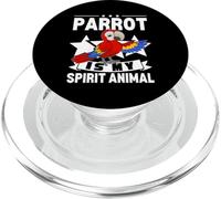 Parrot Is My Spirit Animal Kawaii Cartoon Funny Loros PopSockets PopGrip para MagSafe