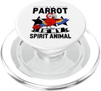 Parrot Is My Spirit Animal Kawaii Cartoon Funny Loros PopSockets PopGrip para MagSafe