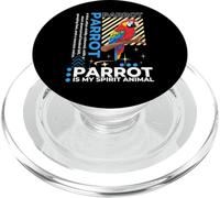 Parrot Is My Spirit Animal Kawaii Cartoon Funny Loros PopSockets PopGrip para MagSafe
