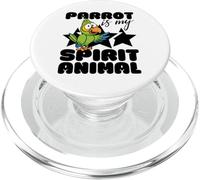 Parrot Is My Spirit Animal Kawaii Cartoon Funny Loros PopSockets PopGrip para MagSafe