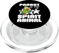 Parrot Is My Spirit Animal Kawaii Cartoon Funny Loros PopSockets PopGrip para MagSafe