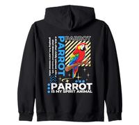 Parrot Is My Spirit Animal Kawaii Cartoon Funny Loros Sudadera con Capucha