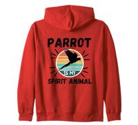 Parrot Is My Spirit Animal Kawaii Cartoon Funny Loros Sudadera con Capucha