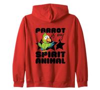 Parrot Is My Spirit Animal Kawaii Cartoon Funny Loros Sudadera con Capucha