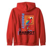 Parrot Is My Spirit Animal Kawaii Cartoon Funny Loros Sudadera con Capucha
