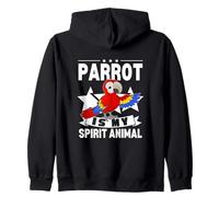 Parrot Is My Spirit Animal Kawaii Cartoon Funny Loros Sudadera con Capucha