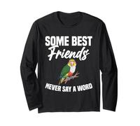 Parrot Lover Bird Dueño Amigos Blanco Caique Manga Larga