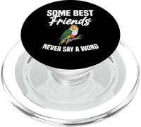 Parrot Lover Bird Dueño Amigos Blanco Caique PopSockets PopGrip para MagSafe