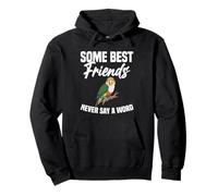 Parrot Lover Bird Dueño Amigos Blanco Caique Sudadera con Capucha