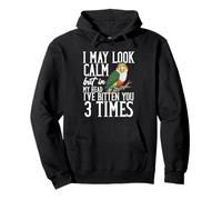 Parrot Lover Bird Dueño Look Tranquilo Caique de vientre blanco Sudadera con Capucha
