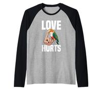 Parrot Lover Birdkeeper Birdkeeper Birdowner White Bellied Caique Camiseta Manga Raglan