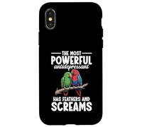 Parrot Lover Birdkeeper Poderoso Electus Parrot Carcasa para iPhone X/XS
