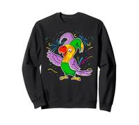 Parrot Mardi Gras Funny Carnival Parade Bird Lover Sudadera