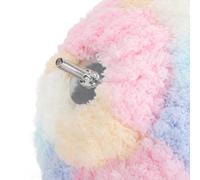 Parrot Nest House Cozy Comfortable Lovely Appearance Decorative Warm Bird Cage Bed for Parakeet Small Birds Breeding Sleeping Velvet Plastic Metal (Metro)