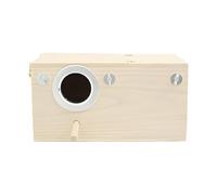 Parrot Nesting Box, Cockatiel Breeding Shelter, Portable Bird Housing, Comfortable Birds House, Ideal for Parakeet, Lovebird, Indoor, Outdoor Use 11.42x5.91x5.91 Inch