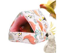 Parrot Paradise - Cama cueva de felpa ultrasuave para pájaros | Acogedor lugar de anidación cálido para tortolitos, periquitos junto con pájaros pequeños a medianos